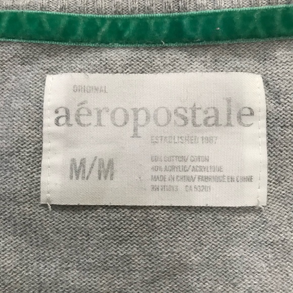 Aeropostale-Grey Womens Button Up Cardigan Sweater - Picture 3 of 4